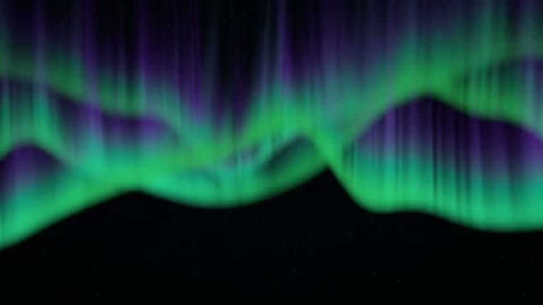 Aurora Veil — Abstract wallpaper