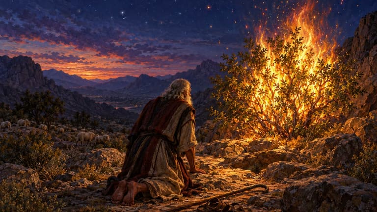 Burning Bush — Biblical wallpaper