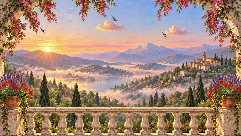 Cloud Terrace — Nature & Cozy wallpaper