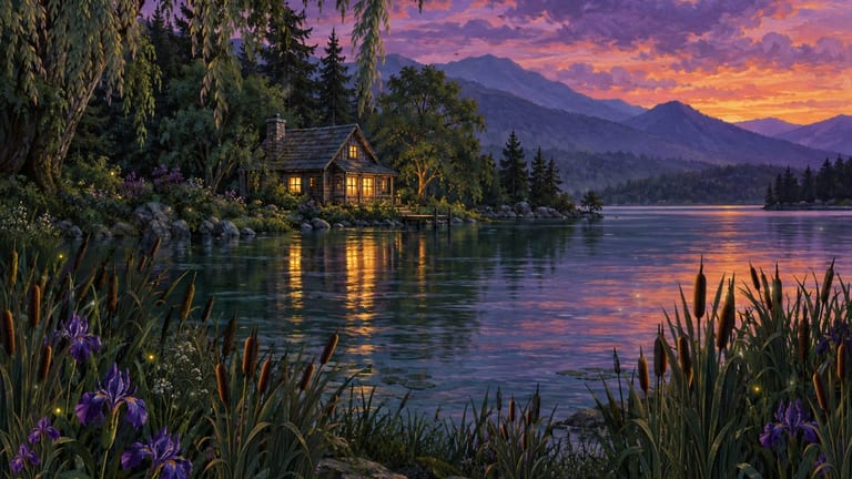 Firefly Lake — Nature & Cozy wallpaper