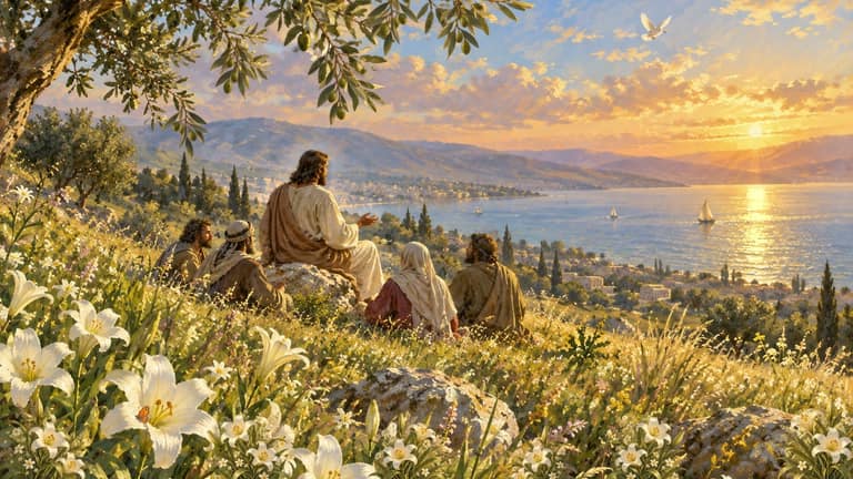 Lilies of the Field — Biblical wallpaper