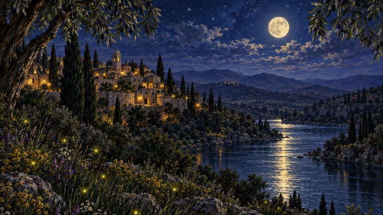 Night Psalm — Biblical wallpaper