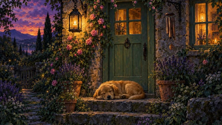 Sleepy Doorstep — Nature & Cozy wallpaper